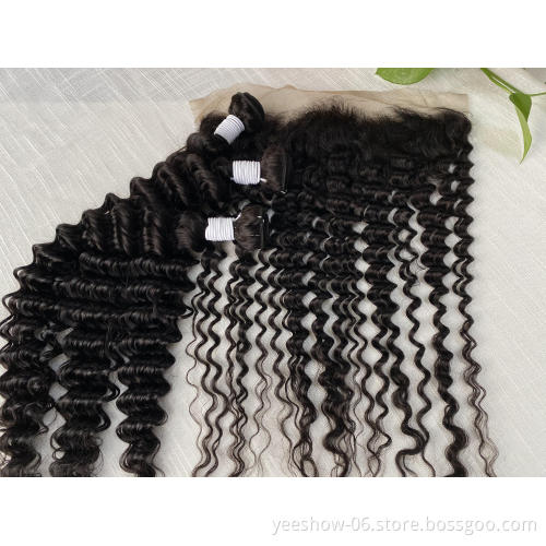 10A Mink Brazilian Hair Raw Virgin Cuticle Aligned Hair Free Sample Virgin Brazilian Human Hair Bundles With Closure